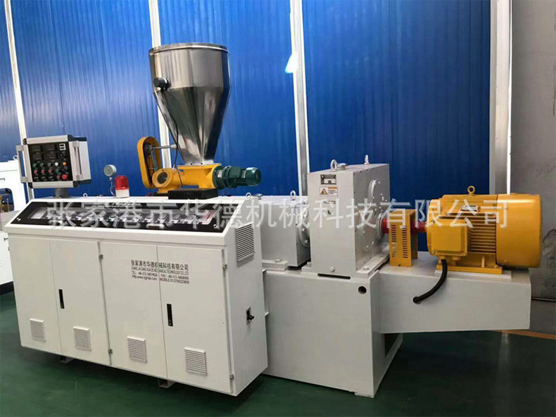 PVC one out four threading pipe production line