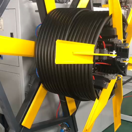 HDPE coil extruder